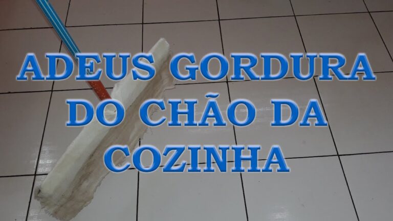 Dicas Eficazes para Limpar o Chão da Cozinha Engordurado