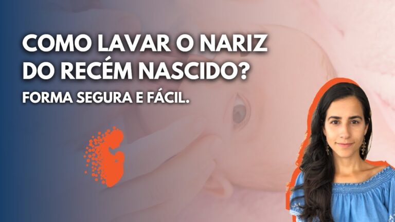Como Limpar o Nariz do Bebê Após as Refeições