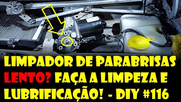 Soluções para Limpa Para-brisas Lento e Barulhento