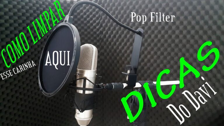 Dicas Eficazes para Limpar Seu Pop Filter