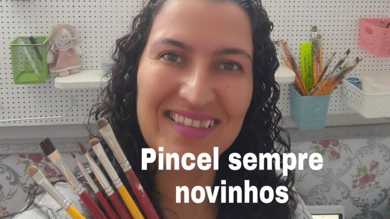 Como Limpar Pincéis Secos de Tinta