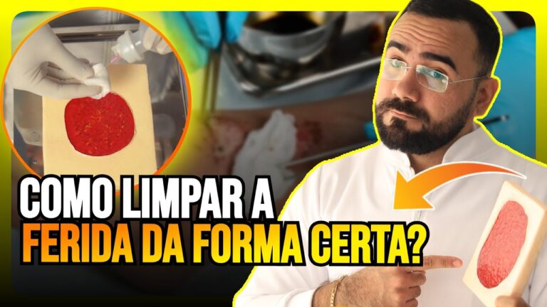 Como Limpar uma Ferida de Forma Eficiente