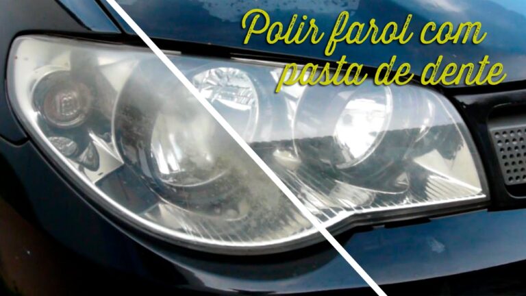 Como Limpar Farol Fosco com Pasta de Dente