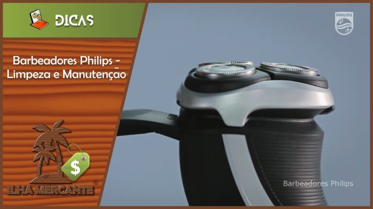 Como Limpar a M&aacute;quina de Barbear Philips Aquatouch AT750