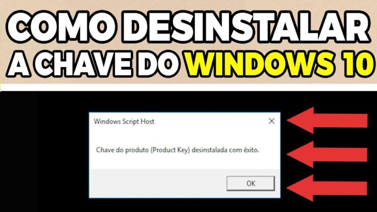 Guia Pr&aacute;tico: Como Limpar a Chave de Ativa&ccedil;&atilde;o do Windows 10