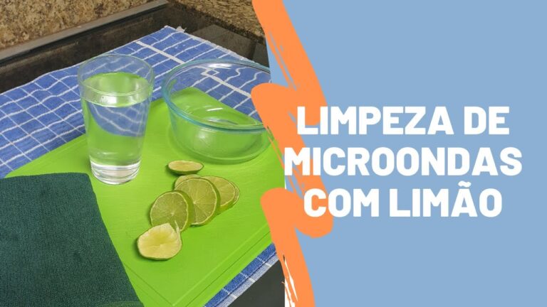 Limpeza Eficiente do Micro-ondas com Lim&atilde;o