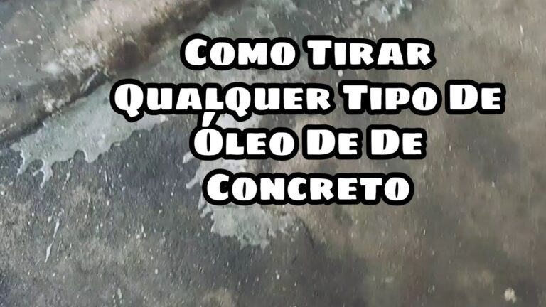 Dicas Eficazes para Limpar Chão de Cimento Manchado de Óleo