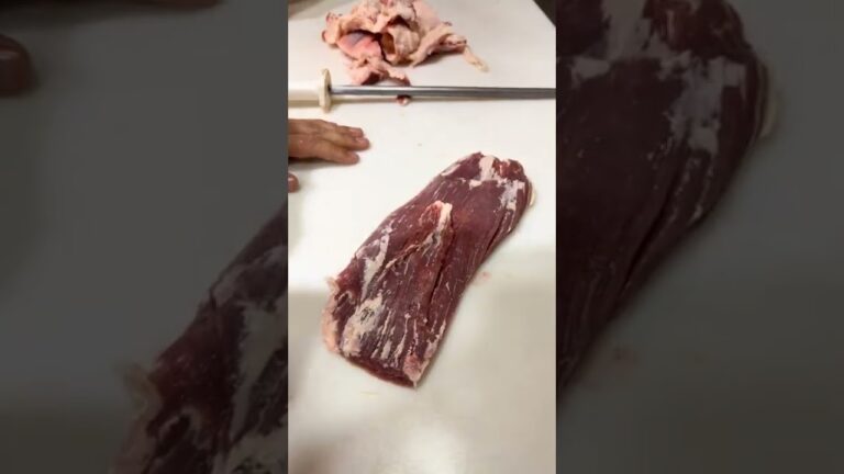 Como Limpar uma Vazia para Cortar Bifes Perfeitos