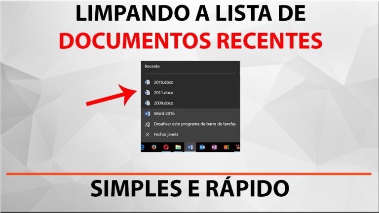 Guia Prático para Limpar o Histórico no Excel 2010