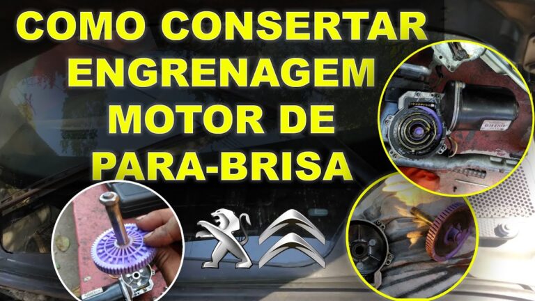 Limpeza Eficiente de Para-brisas com Engrenagem