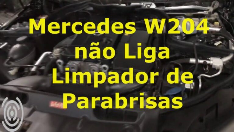 Solução para Limpa Vidros Mercedes com Defeito
