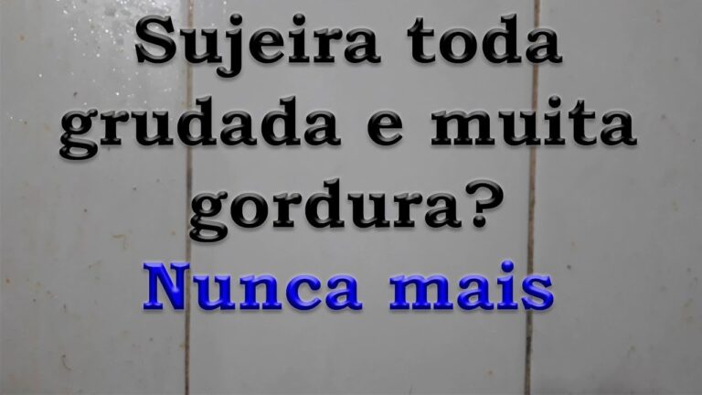 Dicas Eficazes para Limpar Gordura de Tijoleira