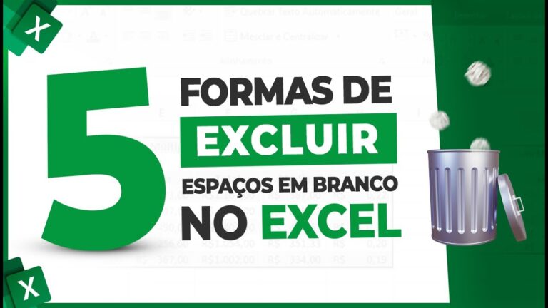 Como Limpar Espa&ccedil;os em Branco no Excel