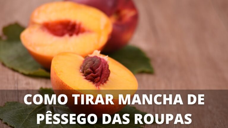 Dicas Eficazes para Limpar Roupa de P&ecirc;ssego