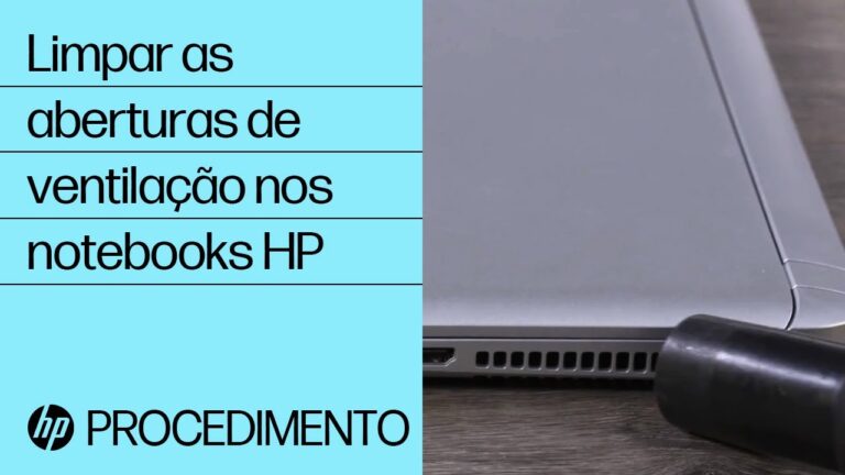 Guia Pr&aacute;tico para Limpar Ventoinhas de Laptops HP