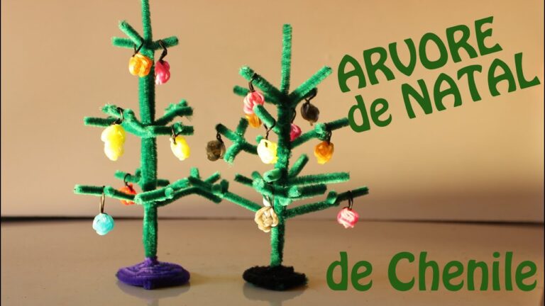Decoração Criativa: Árvore de Natal com Limpa Cachimbos