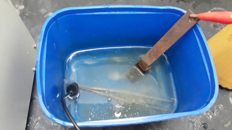 Limpeza de Ferrugem com Eletricidade: Método Eficiente e Prático