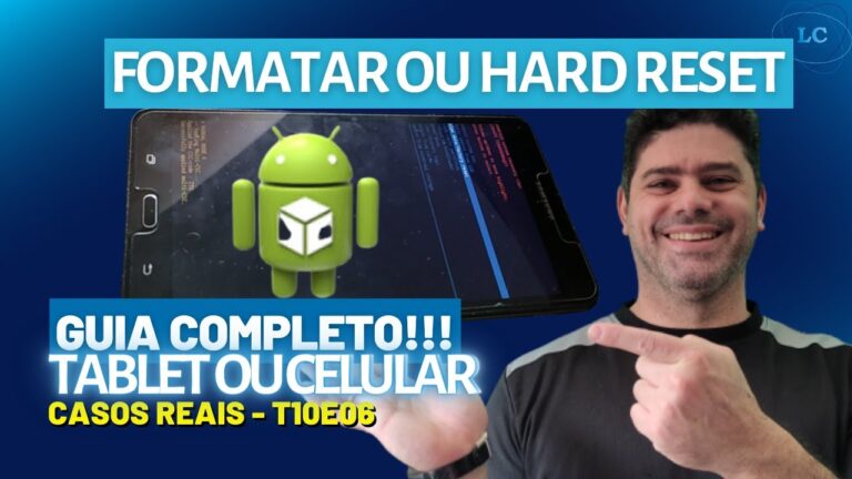 Como Limpar o Tablet com Reset de Forma Eficiente