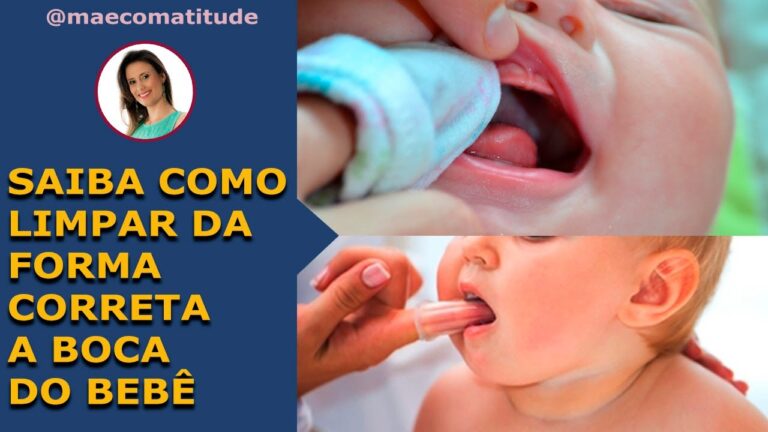 Como Limpar as Gengivas do Beb&ecirc; de Forma Eficiente