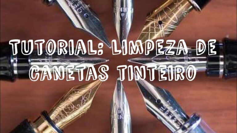 Guia Prático: Como Limpar Canetas Rotring Isograph