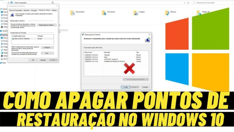 Como Limpar Pontos de Restauração no Windows