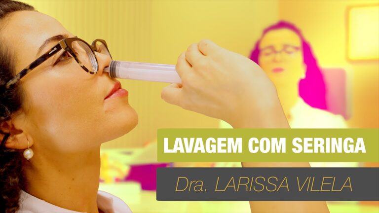 Limpeza Nasal Eficiente com Soro e Seringa